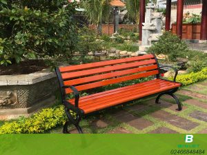 Ghế công viên có thể sử dụng ở mọi không gian nơi công cộng